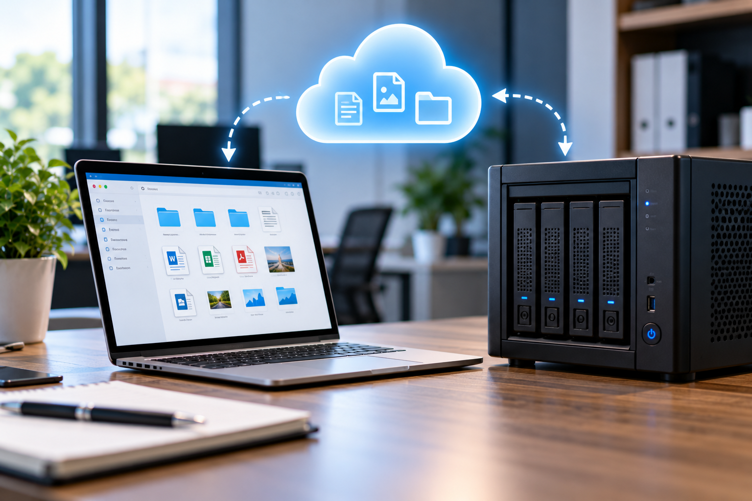 Cloud storage, local storage, business data storage, cloud computing, IT solutions